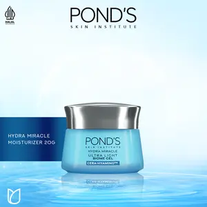 PONDS HYDRA MIRACLE ULTRA LIGHT BIOME GEL - HYDRATING MOISTURIZER GEL 20GR