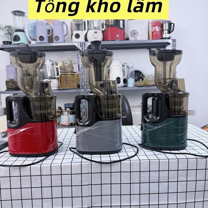 Máy Ép Chậm AZ-201 Máy Ép Nguyên Quả Trái Cây Rau Củ Quả Kiệt Bã Tiện Lợi- Bảo Hành 12 Tháng Bản Mới Cổ To