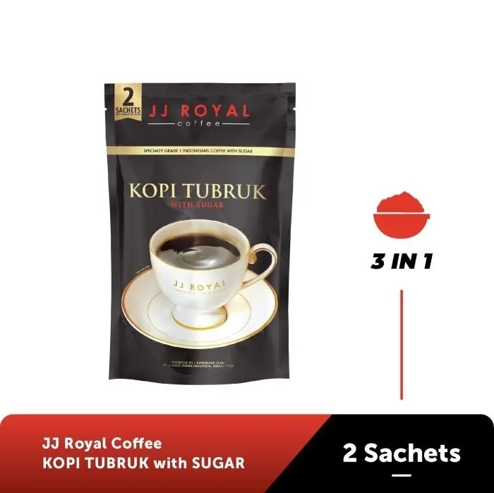 JJ Royal Coffee Kopi Tubruk With Sugar Inner Bag @ 2 Sachet 0