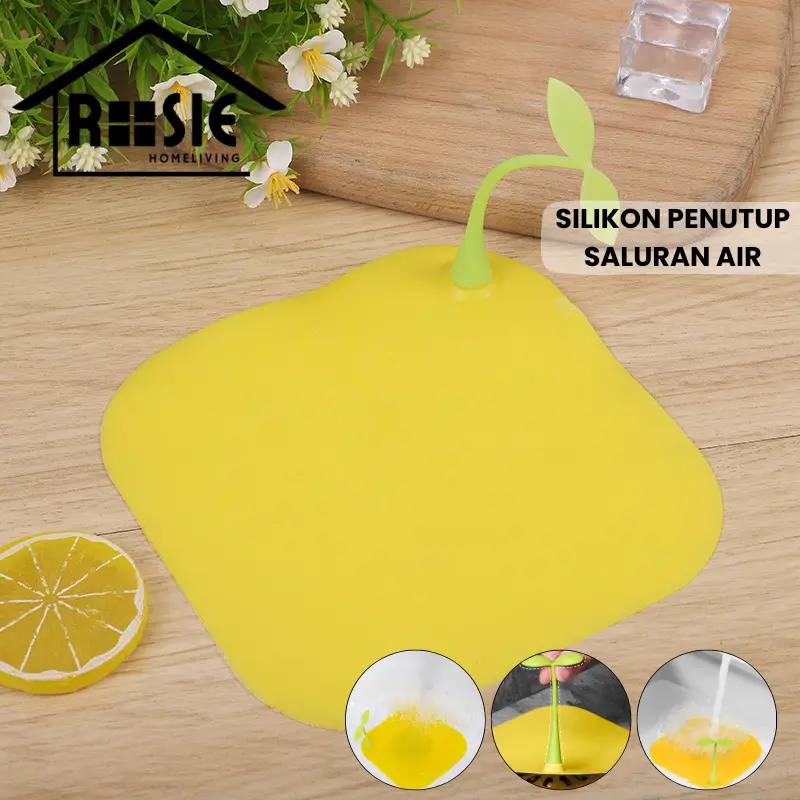 ROSIE Penutup Saluran Air Lantai Anti Bau dan Serangga Bantalan Silikon Kamar Mandi / Silikon Penutup Saluran Air Lubang Pembuangan Air Kamar Mandi Dan Wastafel / Penutup Lubang Air