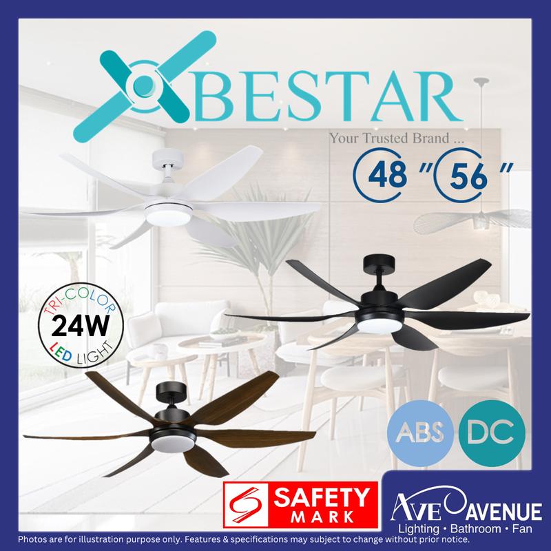 Product Introduction of BESTAR HALI DC Motor 6 Blade 48 / 56 Inch Ceiling Fan with 3 Tone LED Light Kit and Remote Control 5