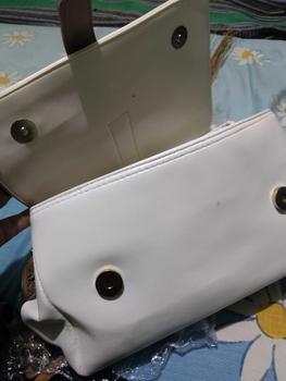 Product Review of Akaci store | 09-8281 AMORA Shoulder bag gesper wanita Selempang Terbaru Bahan sintetis 2 ruang kuliah kerja kantor ibu murah from A** 3