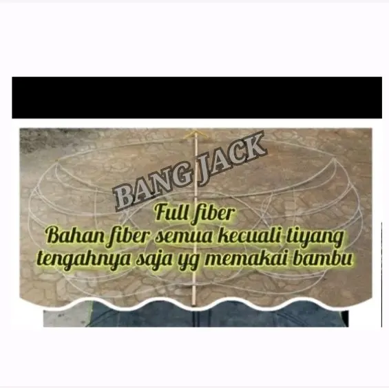 layangan sayap fiber - uk 1,8 meter - full set sendaren mika 1