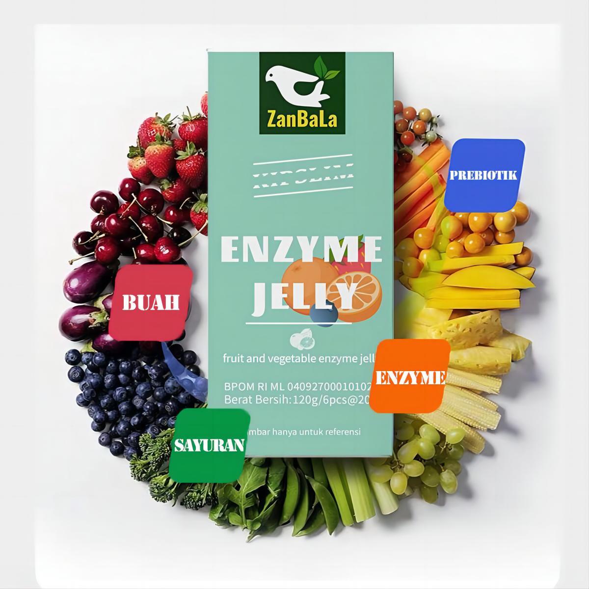 【PROMO PAYDAY】ZanBaLa fruit and vegetable High Enzyme Jelly untuk Membantu Melancarkan BAB JELLY HIGH ENZYM