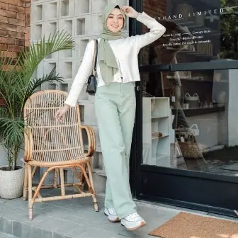 Bailey Cardy Cardigan Basic Crop Top Angela Knitwear Wanita Korean Style Tangan Panjang 6