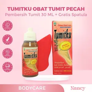 TUMITKU PEMBERSIH KAKI PECAH & KAPALAN 30 ML KERIKAN + KAPAS BPOM