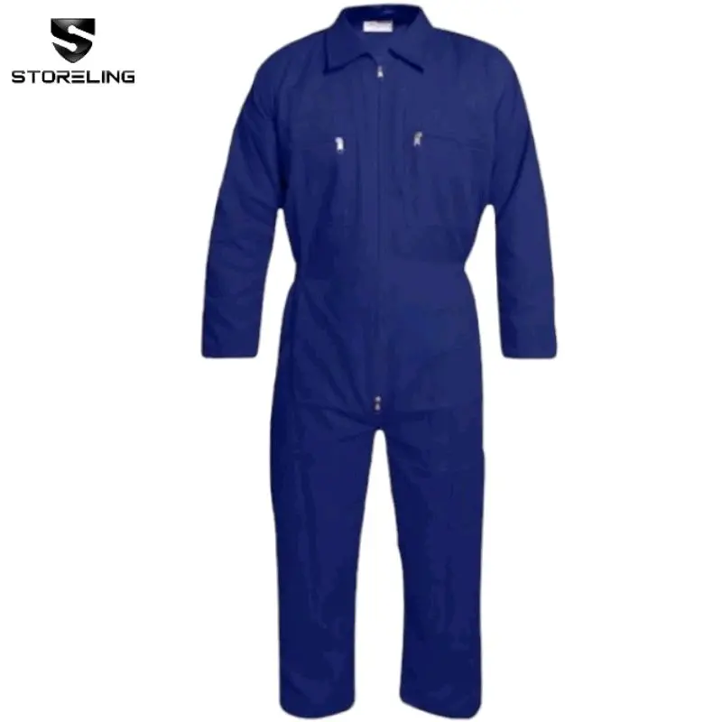 Wearpack Safety Polos - Celana Wearpack Bengkel Pria Kerja, Navy, M - Abu, Hijau Kerja Panjang Baju Seragam 5