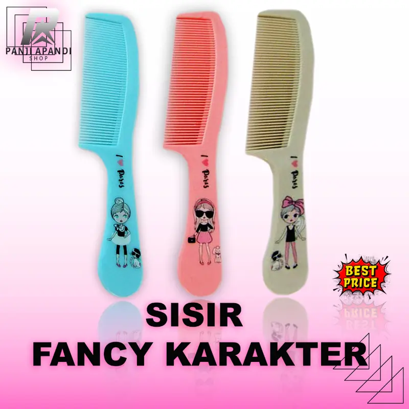 [ORIGINAL] SISIR FANCY KARAKTER / SISIR RAMBUT KARAKTER / HAIR COMB 0