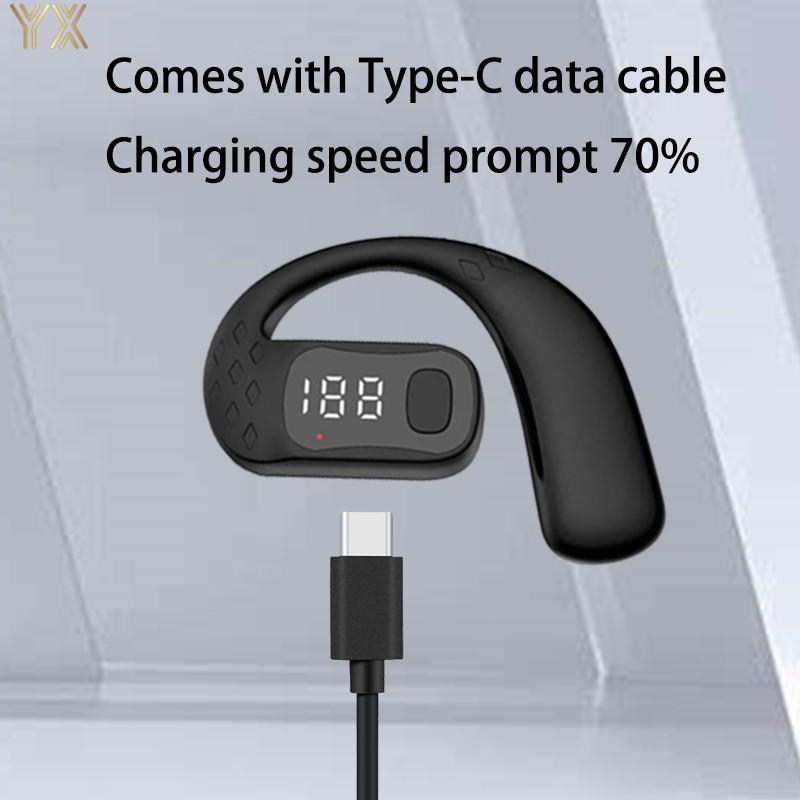 Tai Nghe Cảm Ứng Hỗ Trợ Mở Một Tai Bluetooth 5.4, T30 Pro Màn Hình Kỹ Thuật Số Mới, OWS, Bass Nặng, Giảm Tiếng Ồn, Không Trong Tai, Thích Hợp Cho Thể Thao Và Công Tác, Có Micro, Tương Thích Với Z10, YX 4
