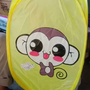 [COD] RR C500 Keranjang Baju Kotor Lipat Karakter / Laundry Bag Keranjang Cucian / Keranjang Portable Serbaguna
