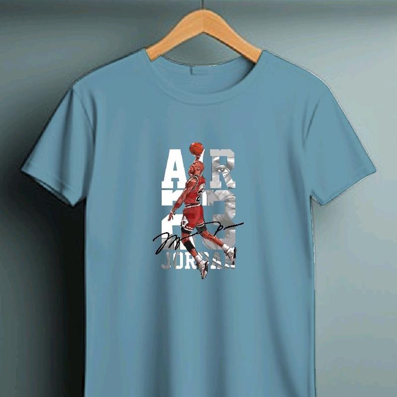 Kaos Cowok Lengan Pendek - Print Sablon DTF - GAMBAR AIR JORDANE - Oblong pria - Kaos Distro - Tshirt - Baju Atasan Digital Lembut Nyaman 7