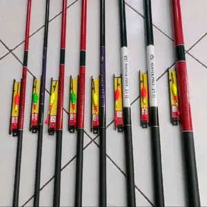 Satu Set Joran Tegek Super Ringan Fiber Carbon Composite Ukuran 1.8M Bonus Set Pelampung Siap Pakai