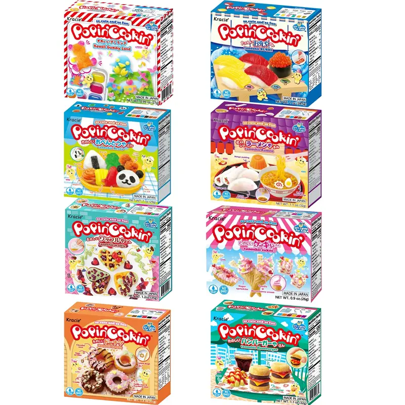 Kẹo sáng tạo Popin' Cookin' Kracie ăn được đến từ Nhật Bản - Làm Sushi, Cơm Bento, Ramen, Bánh rán, Donut 0