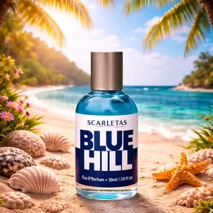 Scarletas Blue Hill Eau de Parfum 35ml - Parfum Pria dengan Aroma Segar dan Menyenangkan