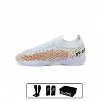 Gambar Zars - Sepatu Futsal Nova Devianz White Gold Magenta IN Boots - White/Cyan/Efraid, 39 dari ZarsOfficialStore Kab. Tangerang 2 Tokopedia