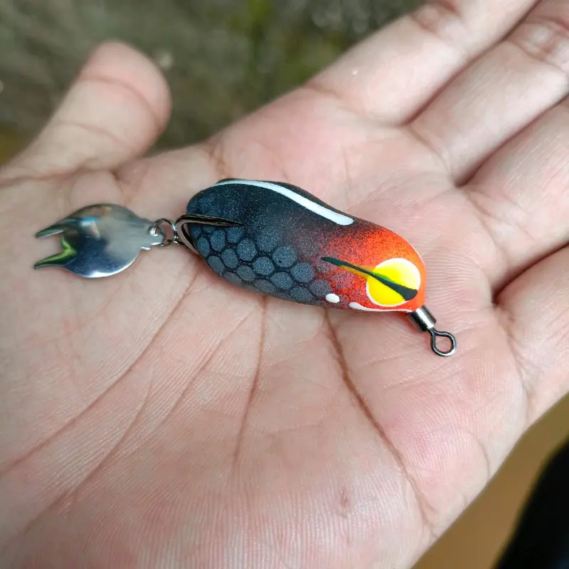Soft frog 4cm bodi ramping umpan casting Gabus lure Soft frog 3