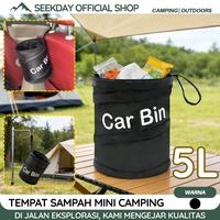 Gambar SEEKDAY Tempat Sampah Mini Camping Tempat Sampah Mobil Lipat 5L Tempat Sampah Kecil Untuk Kamar Dapat Gantung/Kecil Dan Portabel - hitam dari Seekday Indonesia Official Store Kab. Tangerang 1 Tokopedia