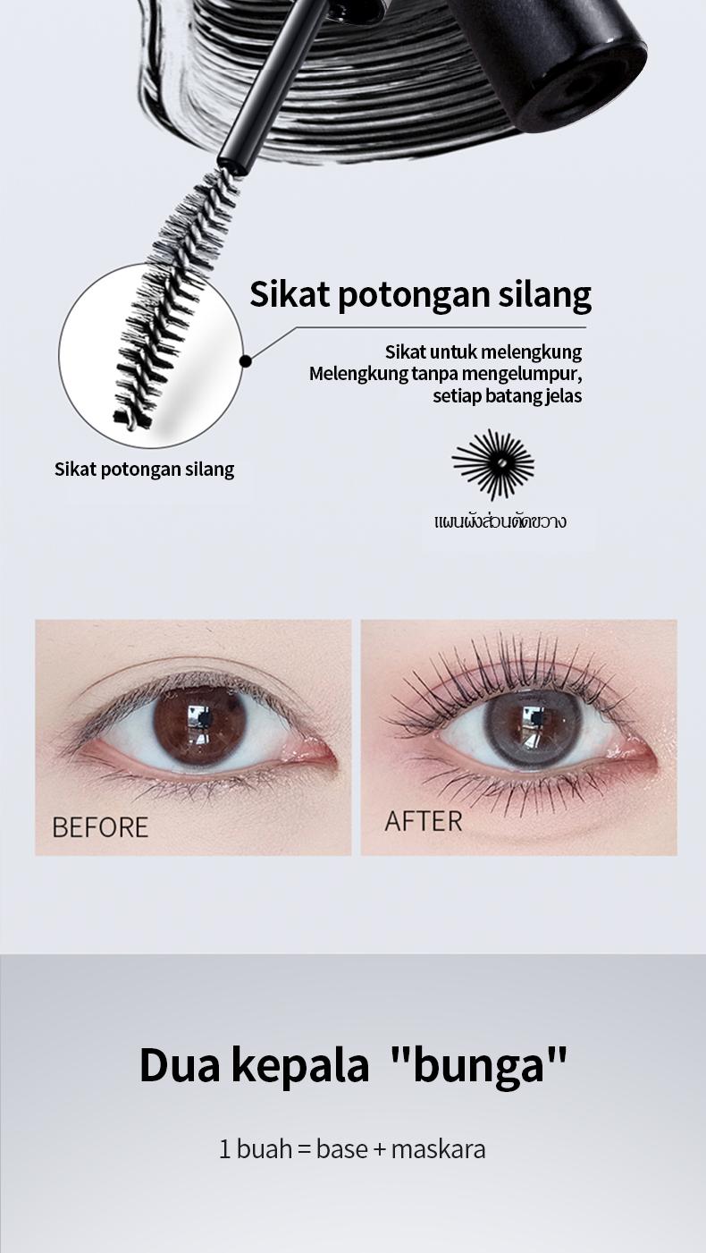 BOQILYNE Maskara 2 Head Viral! Sikat Bulu Mata Membuat Bulu Tebal, Panjang & Melengkung – Tahan Keringat Tidak Luntur, Mata Lebih Besar Segar Mascara BOQILYNE Maskara 2 Head Viral! Sikat Bulu Mata Membuat Bulu Tebal, Panjang & Melengkung – Tahan Keringat Tidak Luntur, Mata Lebih Besar Segar Mascara