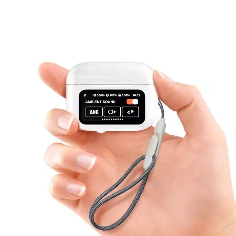 A9Pro Bluetooth earphones with touch screen and ultra long battery life, noise cancelling in ear Bluetooth earphones Audio Electronic earbuds touchscreen earbuds headphone Digital