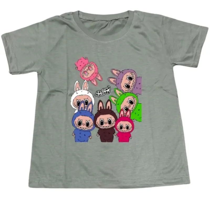 Kaos anak unisex modal L4bubu maracon pakaian anak usia 1-10 tahun Cowok Distro Cewek 8