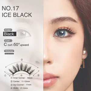 WOSADO No.17 ICE BLACK Magnetic Lashes
