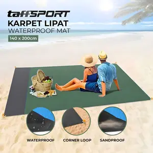 TaffSPORT Tikar Lipat Matras Camping Piknik Outdoor Waterproof FS-008