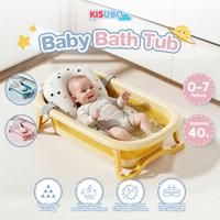 Gambar KISUBO Foldable Baby Bath Tub  Bak Mandi Lipat Tempat Mandi Bayi Anak - BTH-029-ORANGE dari KISUBO Indonesia Kota Administrasi Jakarta Utara 1 Tokopedia