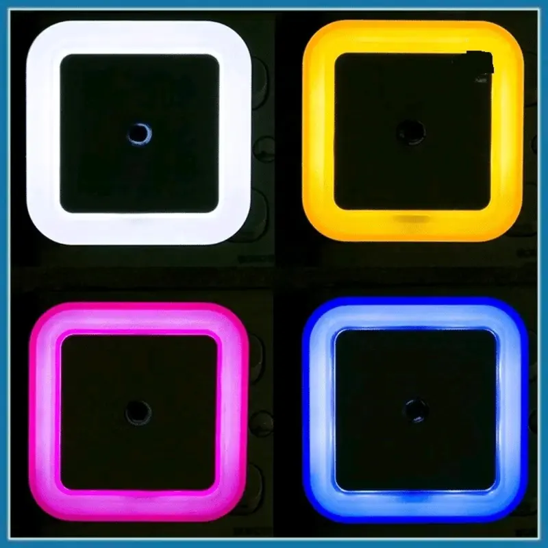 Lampu Tidur Sensor Otomatis - Lampu LED Kotak/Persegi 5