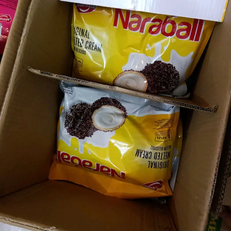 NARABALL NARAYA 300gr isi 25pcs ada 4 pilihan varian rasa strawberry, Chocolate,pandan dan original 7