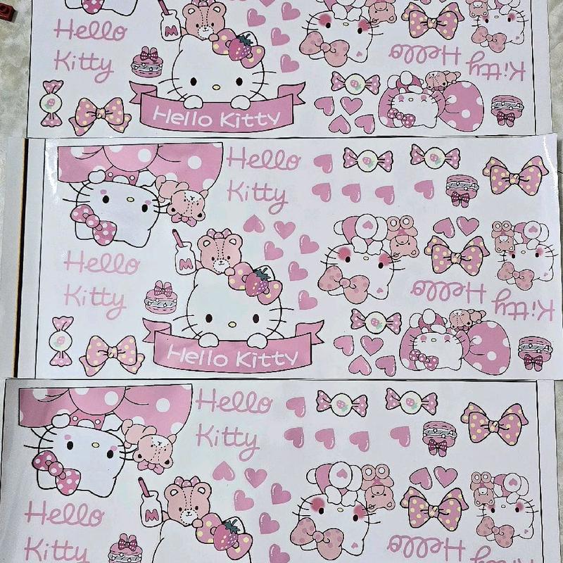  Tem hello kitty dán xe tem hổ yadea chuẩn trung dán xe điện Xmen loại đẹp bao 1 năm không bong Nhãn Dán 