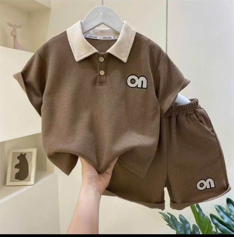 Bộ Thể Thao Cá Tính Cho Bé Trai, Chất Liệu Cotton Mềm Mại, Thoáng Mát.