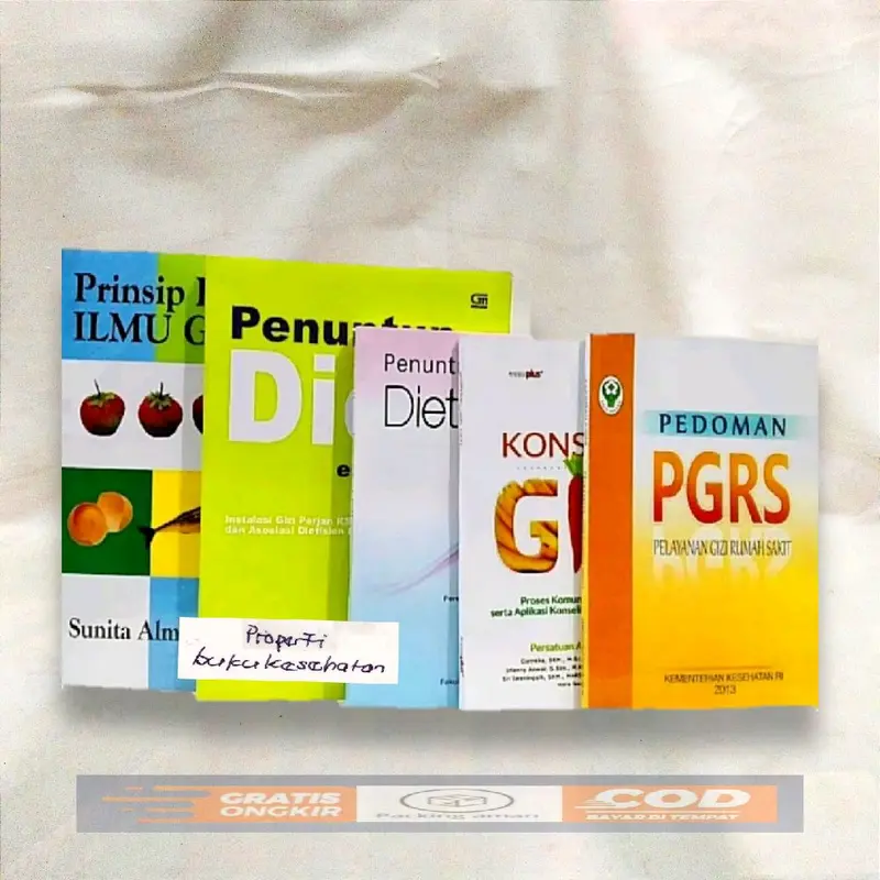 BEBAS PILIH BUKU GIZI (ILMU GIZI, PENUNTUN DIET, DIET ANAK, KONSELING GIZI DAN PGRS) 5
