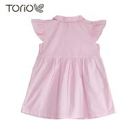 Gambar TORIO Pink Floral Dress - Baju Anak - Dress Anak Perempuan - 4-5 tahun dari Torio Kota Administrasi Jakarta Barat 2 Tokopedia