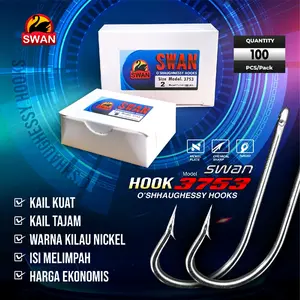 MATA KAIL KOTAKAN CAPTAIN 3753 / PANCING SWAN 3753 isi 100 pcs