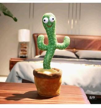 Product Review of Dancing Cactus Plush Toys Squeaking Cute Early Childhood Education Baby Toy from S**e 2