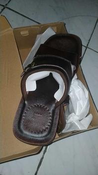 Product Review of Sandal Pria Kulit Asli Sampai Alasnya from a**a 0
