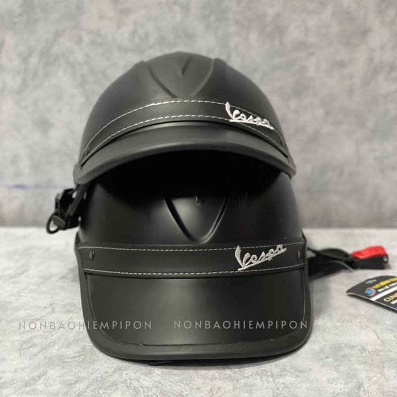  Mũ bảo hiểm luoi trai vespa nam nữ thời trang nhiều màu lựa chọn phong cách thời trang 