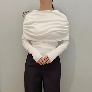 COLSIE - NO NA TOP - Atasan Knit Wanita Korean Top Baju Knit Wanita Lengan Panjang Basic Long Sleeve