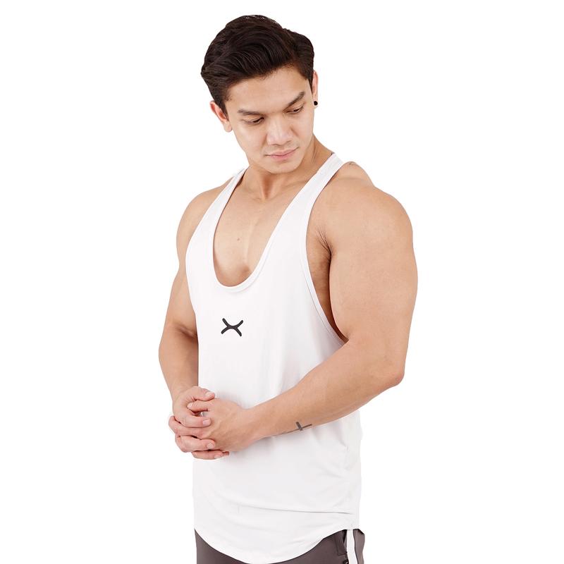 FLEXZONE Singlet - White - for Gym Running Jogging Sport FSS-021PT outdoor 2