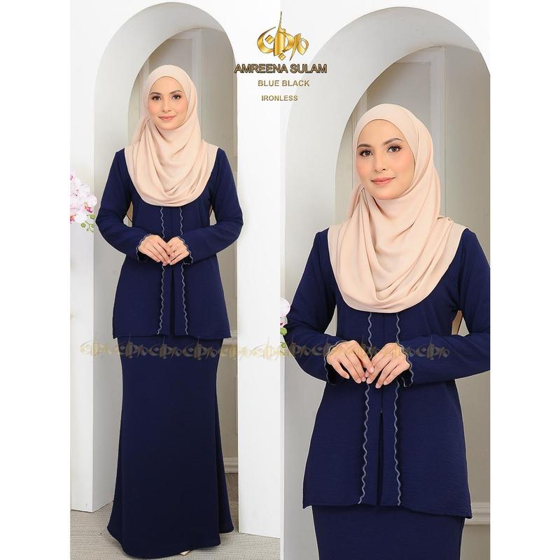 KEBAYA AMREENA IRONLESS MC157 BY MARJAN - TikTok Shop Malaysia