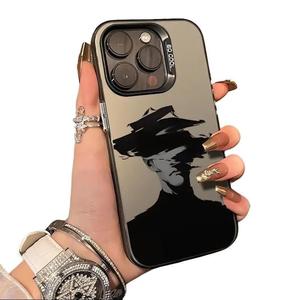 เด็กสร้างสรรค์สำหรับ iPhone16promaxกรณีโทรศัพท์มือถือ iPhone15ความคิดสร้างสรรค์14 ใหม่ 13 พรีเมี่ยมสีเงิน 12/11 ป้องกันการตก XSMax ชายและหญิง 8Plus ความเรียบง่าย xs / xr กรณีป้องกัน