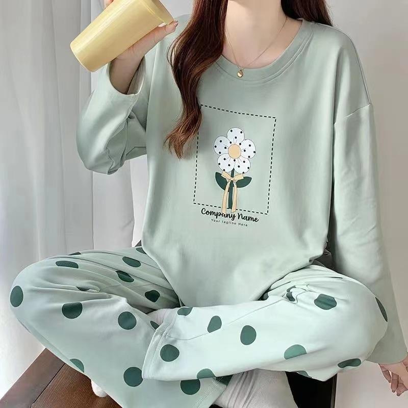 Bộ Đồ Ngủ Nữ, Hàng Mới Về, Phong Cách Mùa Thu Và Mùa Đông, Áo Chui Đầu, Dài Tay, Thiết Kế Hoạt Hình, Dáng Rộng Vừa Vặn, Thích Hợp Cho Bé Gái, Mặc Nhà, Mùa Xuân Và Mùa Thu, Bộ Đồ Ngủ Nữ, Quần Dài Tay, Bộ Đồ Ngủ 3