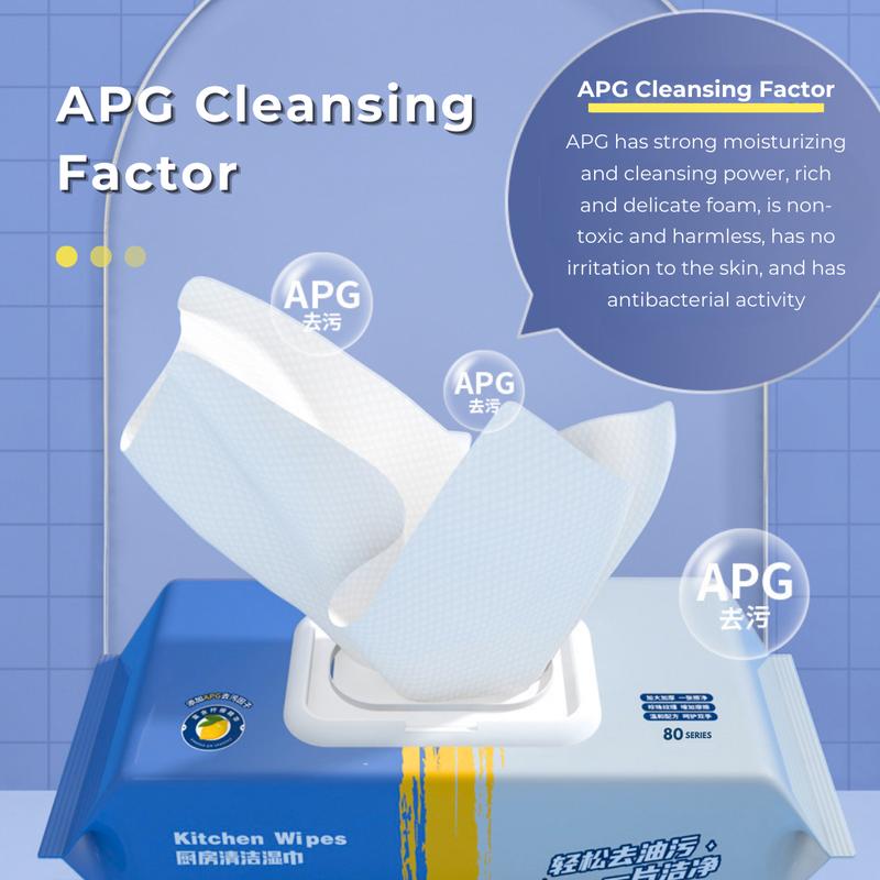 80 Helai Tisu Kertas Dapur Pakai Buang  Pengganti Mop Lap Pinggan 80s Disposable Disposable Dish Paper Towels Tissue Tisu Mop Replacement