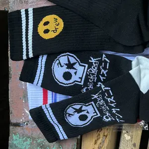 [ 5 PASANG KAOS KAKI ] KAOS KAKI MOTIF OLDSCHOOL PANJANG NYAMAN TEBAL 4PLY