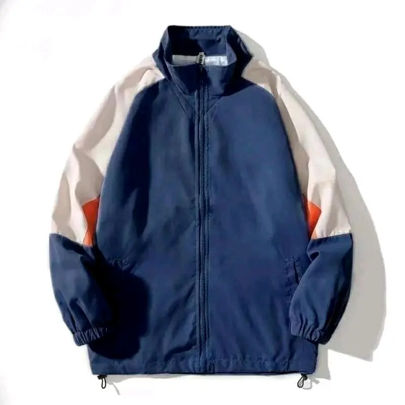 Jaket Vintage/Jaket Varsity Pria Wanita - Parasut Distro jaket pria Nyaman Casual Polyester jaket  murah retro varsity Outdoor Cowok dvc windbreaker