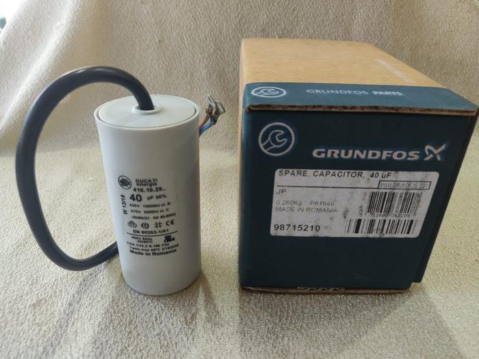 Gambar Kapasitor Grundfos 16uF JP4-54 JPA4-54 JPBasic4 dari Authorize Dealer Pompa Air Kota Padang Tokopedia