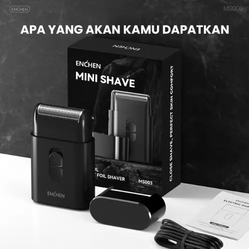 Coco Living x ENCHEN MS003 Alat Cukur Kumis Jenggot Portable Slim Alat Cukur Elektrik 8