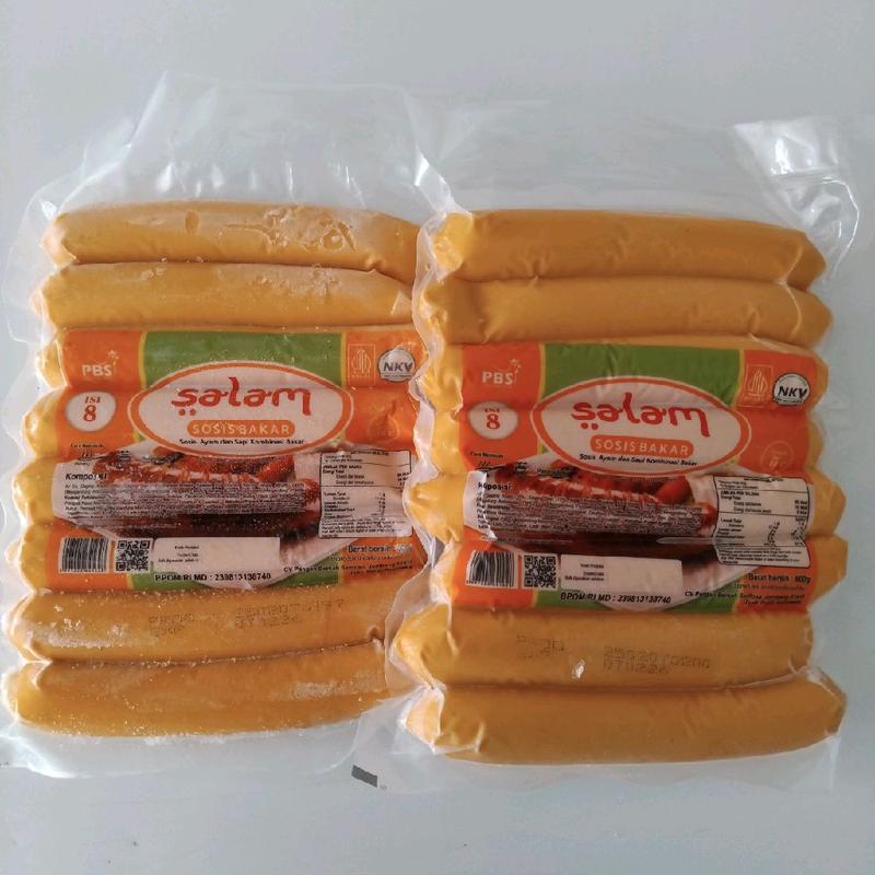 Salam Sosis Bakar Jumbo isi 8 Biji 600gr Bakaran Frozen Food Ayam sapi ( Khusus Jawa Timur ) 1
