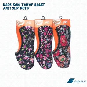 Kaos Kaki Wanita Tawaf Umrph Dan Haji Motif Anti Slip