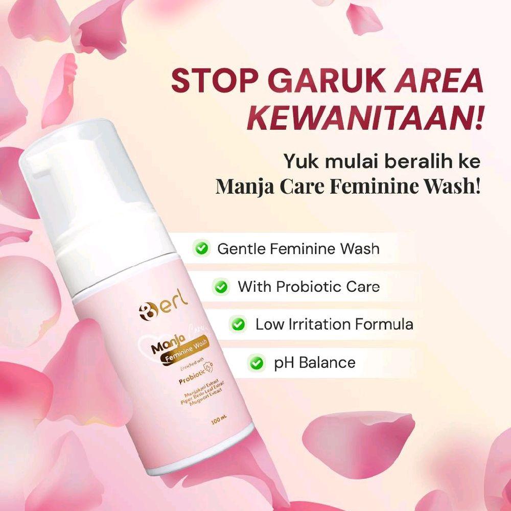 B Erl MANJACARE FEMININ WASH Hygiene Keputihan Gatal Feminine Kewanitaan Membersihkan Perawatan Bersihkan